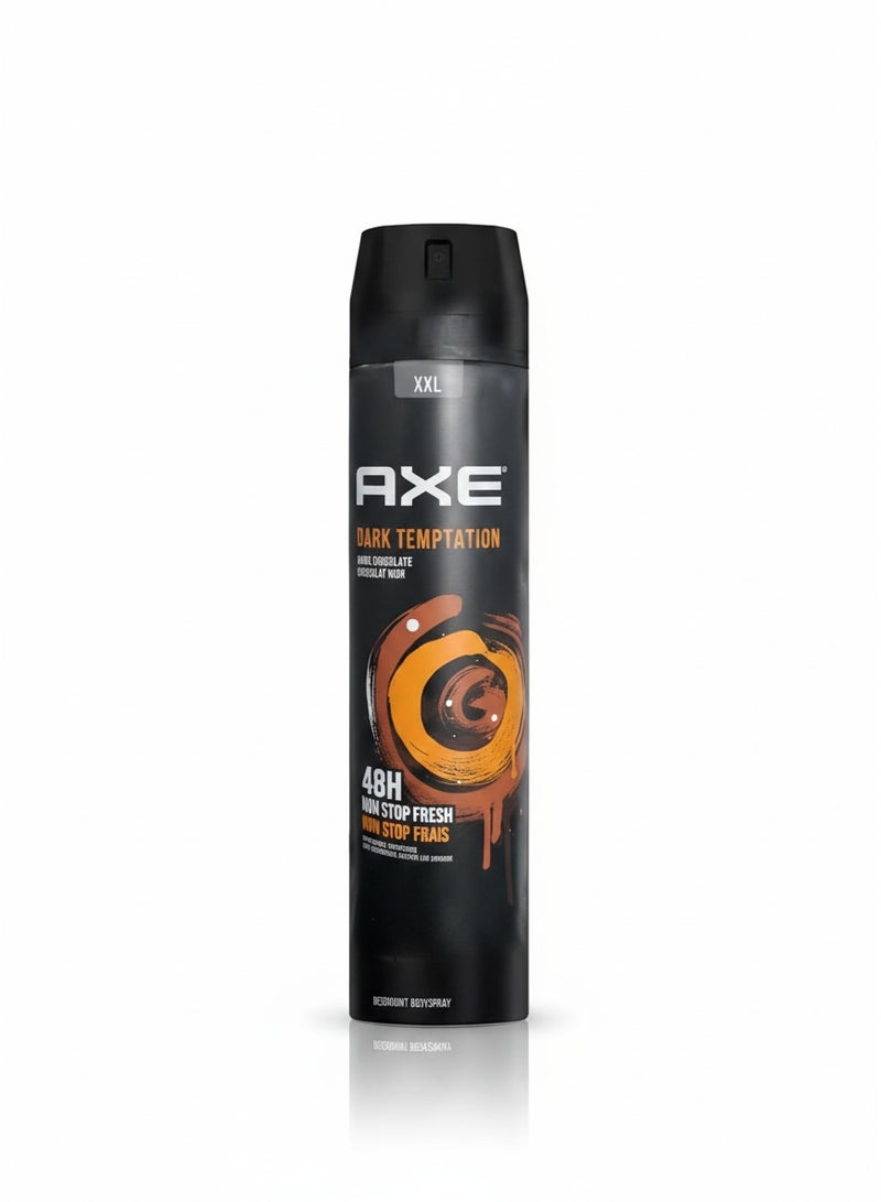 اكس براند بخاخ مزيل عرق أكس دارك تمبتيشن (AXE Dark Temptation) - 250 مل - عطر الشوكولاتة الداكنة الجذاب - Image 1